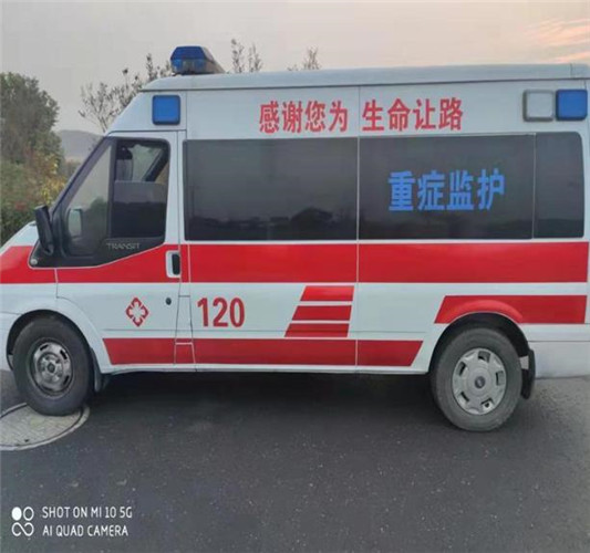 怒江救护车出租服务案例3